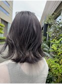 【松本秀子】グレイアッシュカラー