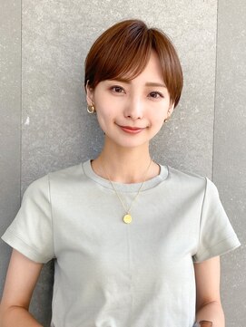 ロンド レグリーズ 立川(Lond leglise) ショート×顔周り×前髪×シルキーベージュ×グレージュカラー