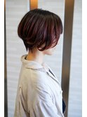 グラデーションボブ×ブリリアントレッド  Gradient Bob