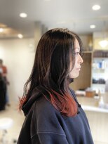 ヘアーサロン イルア 北越谷(hair salon I'LUNA) レッドなグラデーションロング。11.9