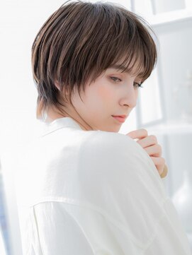 モッズヘア 越谷(mod's hair) ダークアッシュ暗髪透け感ショートウルフTb5越谷20代30代40代