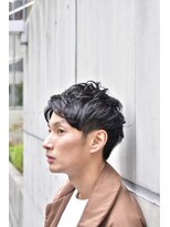 フリリ 新宿(Hulili men's hair salon) 波巻き/ツーブロックマッシュ/ツイストスパイラル/パーマ
