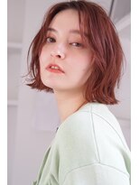 パール(PearL)&nbsp;【PearL】ピンクブラウンカラー/ボブパーマ/20代30代40代ヘア