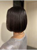 切りっぱなしボブ