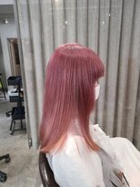 アニュー ヘア アンド ケア(a New hair&care)&nbsp;20代30代大人可愛い透明感ピンクブラウンケアブリーチ小顔