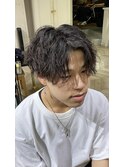 【RYUYA】センターパート×ツイスパパーマ
