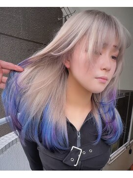 イエナ 渋谷(IENA) デザインカラー　ハイトーンカラー　インナーカラー