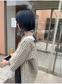 ネイビーブルーボブ
