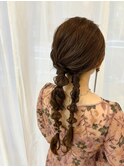 お呼ばれあみ下ろしスタイル