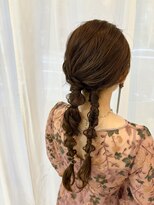 エクリフルール(equri fleur)&nbsp;お呼ばれあみ下ろしスタイル