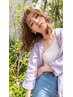 カット+透明感ツヤカラー+ナノバブル美髪改善(5ST)BYKARTE　￥12100-