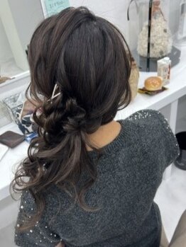 ヘアーセットサロンケイ(Hair Set Salon K)の写真/【中央区/下通り】毎日が特別に！カジュアルアレンジで素敵に。お得なペア割￥5,000～