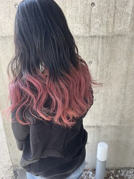 パッシュ(PASH) レイヤーカット/グラデーションカラー