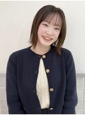 切りっぱなしボブ×カッパーブラウン