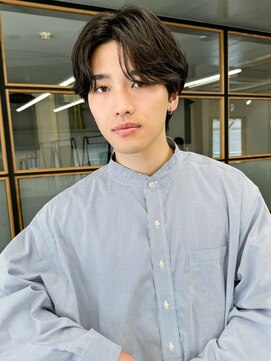 スタートウキョウ 渋谷(STAR TOKYO) 毛流れハンサムショートセンターパートメンズ黒髪爽やか