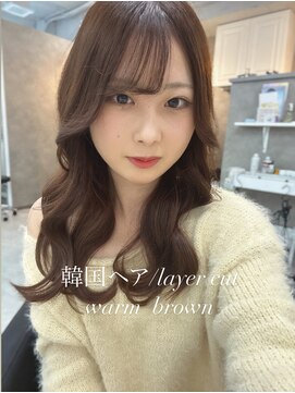 マーシュ 梅田(marshu) 吉岡Style/韓国ヘア/色気◎/warm brown