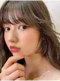似合わせバング顔まわり