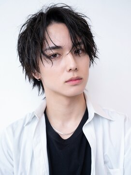 ユウ 渋谷(U) カルマパーマベリーショートダークアッシュニュアンスパーマ