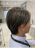 ハイライト/ブリーチ/抜きっぱなしブロンド/メンズカット/野幌