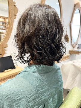チャンプ 小阪店(Champ) 【Champ小阪店】くせ毛風にチェンジ♪直毛でも叶うパーマボブ