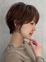 ロンドエニカ 大宮(Lond enika)&nbsp;グランマッシュ/細めハイライト/ショート/白髪ぼかし/前髪/大宮