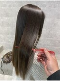 縮毛矯正でサラサラヘア