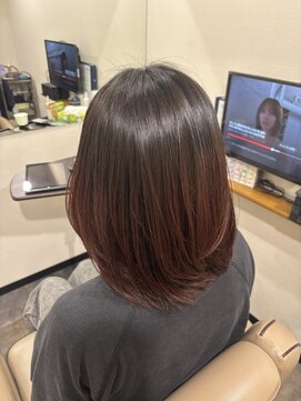 ベルポ(Bellpo) ブリーチなしのグラデーションカラー☆レッドブラウン 浦和/個室