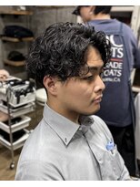 オムファミーユラグ(homme, famille raugh)&nbsp;強め波巻きスパイラル