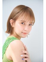 little 光の森【11/28 NEW OPEN(予定)】 今季人気!シルキーベージュの切りっぱなしボブ
