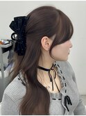 韓国スタイル/ナチュラルくびれへア_くびれ巻き_レイヤーカット