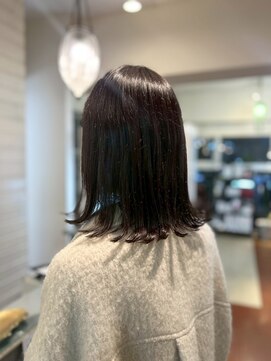 ぱっつん　外ハネbob