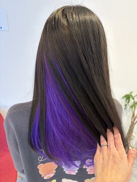 インナーカラー,パープル,紫系,ピンクパープル[草加]