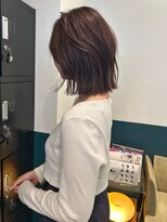 ヘアーブレイス(hair brace)&nbsp;千葉駅/着物ヘア/大人ガーリー/ダークアッシュ/似合わせカット