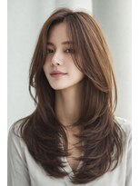 ダル 渋谷/表参道(DAL.)&nbsp;ワンホンレイヤーハッシュカット顔周りレイヤースモーキーカラー