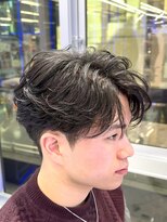 メンズヘアセンス 渋谷(MEN'S HAIR SENSE)&nbsp;ニュアンスパーマ/センターパート/メンズ/眉毛/フェザーパーマ