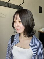 サンズヘアー(3’s hair)&nbsp;＊透明感カラー×外ハネボブ×グレージュカラー＊