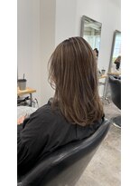 アトレ 南堀江店(attrait) ハニーベージュハイライト