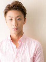 トニーアンドガイ メン 与野駅前店(TONI&GUY MEN)&nbsp;ダークブラウンかき上げオールバック短髪ベリーショートi与野