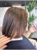 ブリーチなし◎透明感ベージュカラー