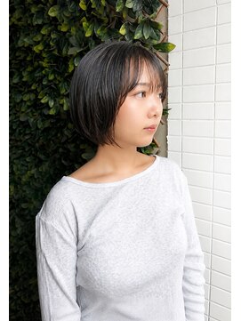 テラ(terra) 丸みショートボブ×シースルーバング