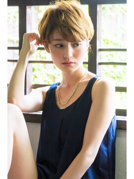 ノウェム バイ シーラス(novem by cirrus) 【novem by cirrus】 49 エアリーショート×グレージュ20代/30代