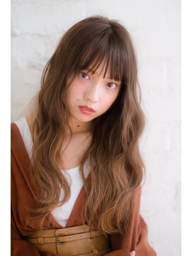 ミンクス 青山店(MINX) 【MINX清水】ぱっつん×ラフロング×グラデーション