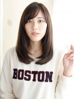 ナル 白山神社参道通り店(nalu)&nbsp;ツヤブラウンのナチュラルストレート