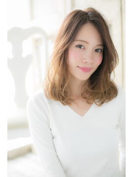 モッズ ヘア 福岡姪浜店(mod's hair) *mod's姪浜*…ヴェールウェーブで小顔セミディb