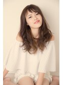 【A.Design 都立大学】斜めバング　愛されカールロング