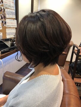 ヘアー サロン アットシュシュ(Hair Salon At'shushu) 小顔補正立体カットで絶壁解消大人ボブ♪