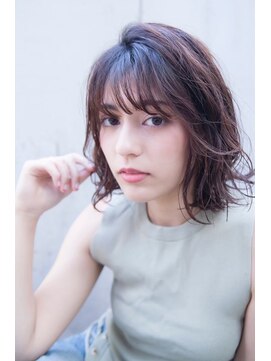 オースティン 錦糸町(AUSTIN) AUSTIN バレイヤージュ×大人カワイイくせ毛風ミディ