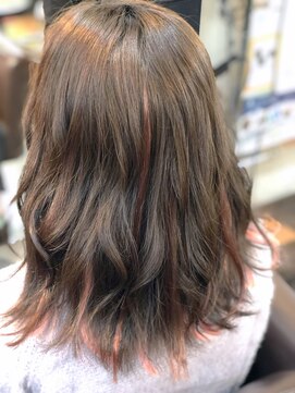 トゥエンティーフォー(24) プルエクステでワンポイントcolor