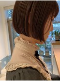 首にフィットするあごラインボブ《櫻田あゆみ》