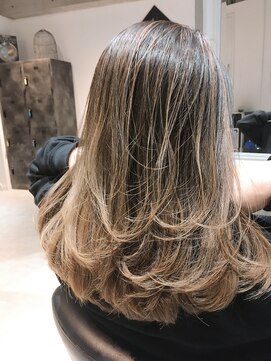 アディクト 綾瀬(ADDICT) 【ADDICT YuuYa】ファーストバレイヤージュ_ミルクベージュ